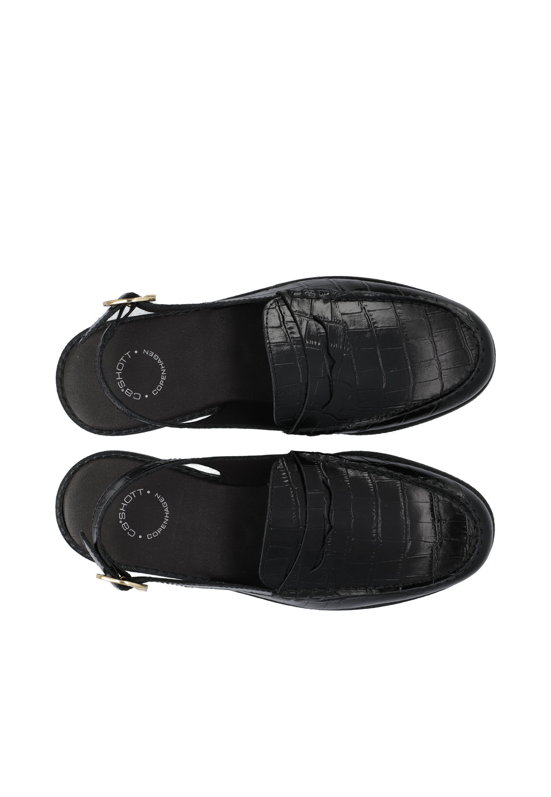 CASHOTT CASROBERTA SLINGBACK LOAFER *Slingback Black Croco