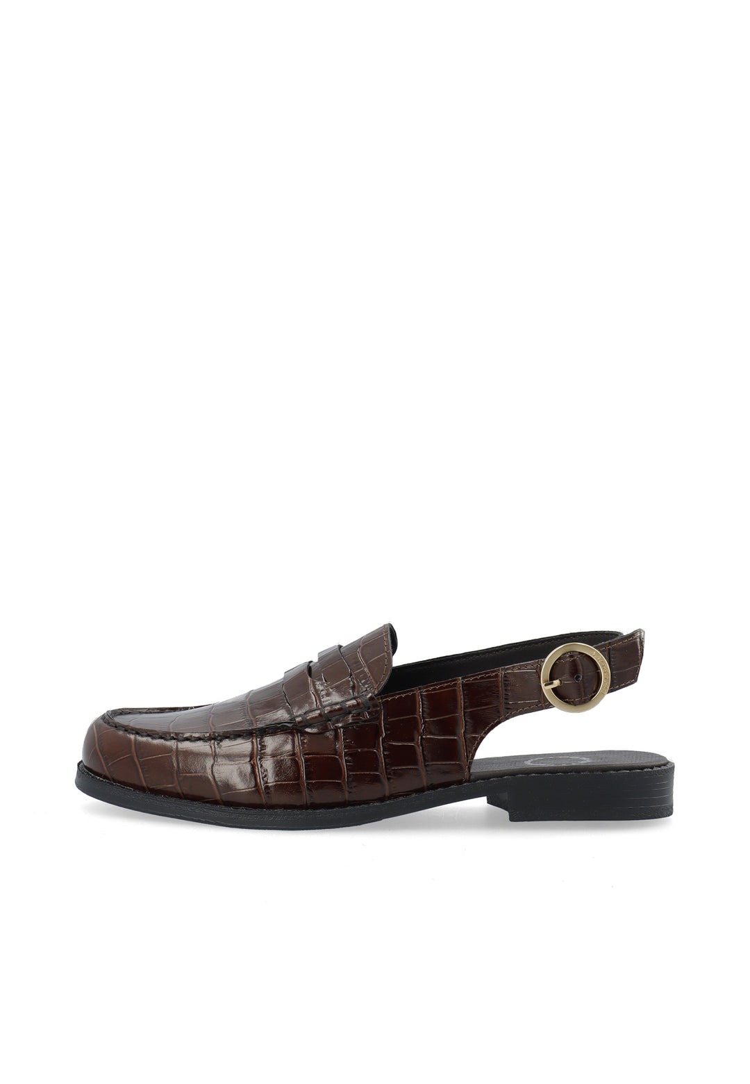 CASHOTT CASROBERTA SLINGBACK LOAFER *Slingback Dark Brown Croco