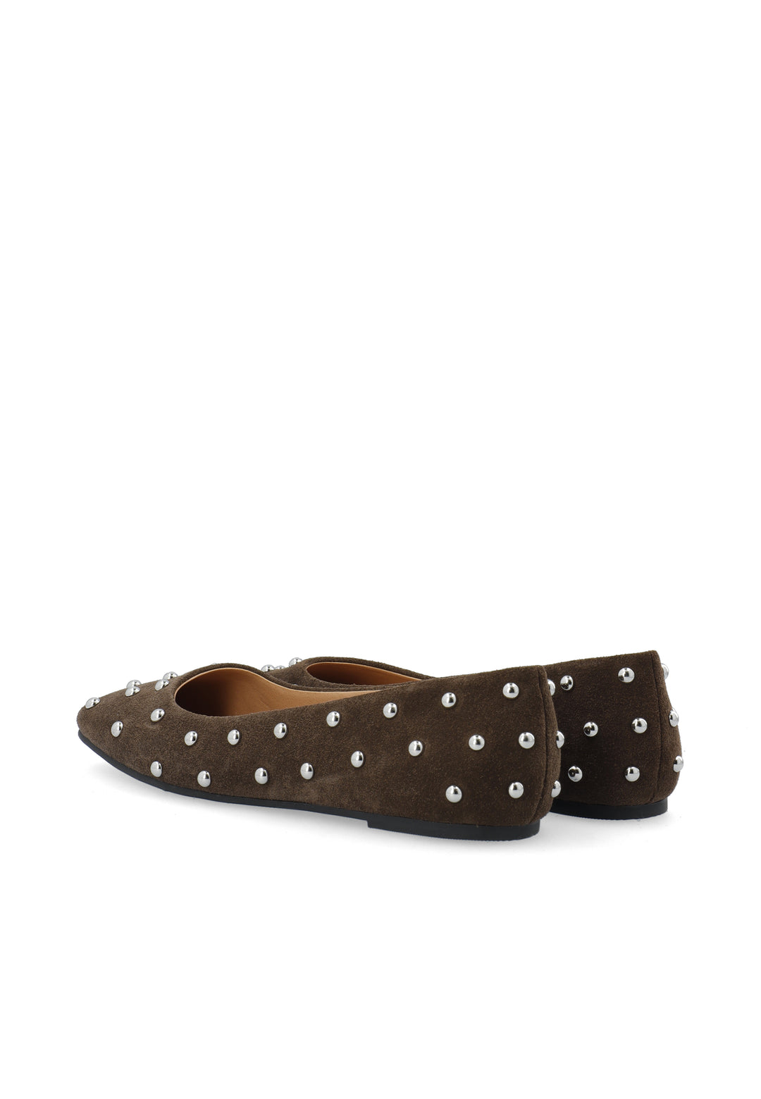 CASHOTT CASRUBY STUDDED BALLERINA *Ballerina Dark Brown