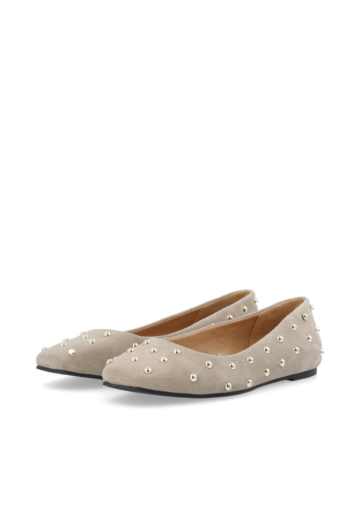 CASHOTT CASRUBY STUDDED BALLERINA *Ballerina Mushroom
