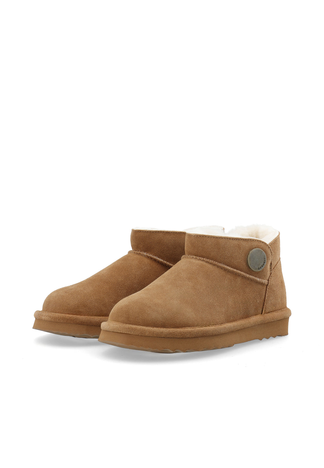 CASHOTT CASSIA PULL BOOT SUEDE, WARM LINING Pull On Tan