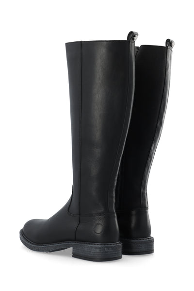 CASHOTT CASTINA Tall Boot Leather Knee-high Black