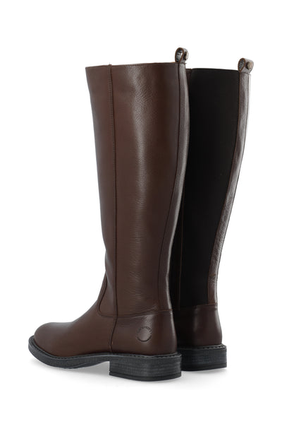 CASHOTT CASTINA Tall Boot Leather Knee-high Coffee