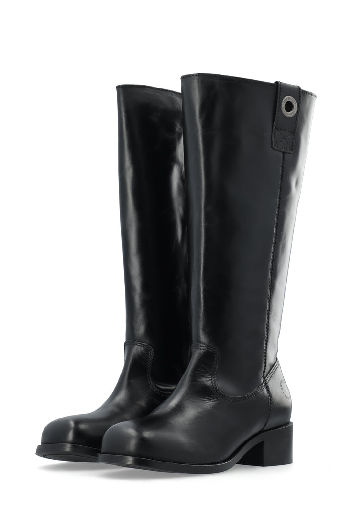 CASHOTT CASVILMA HIGH SHAFT BOOT *Zip Boot Black