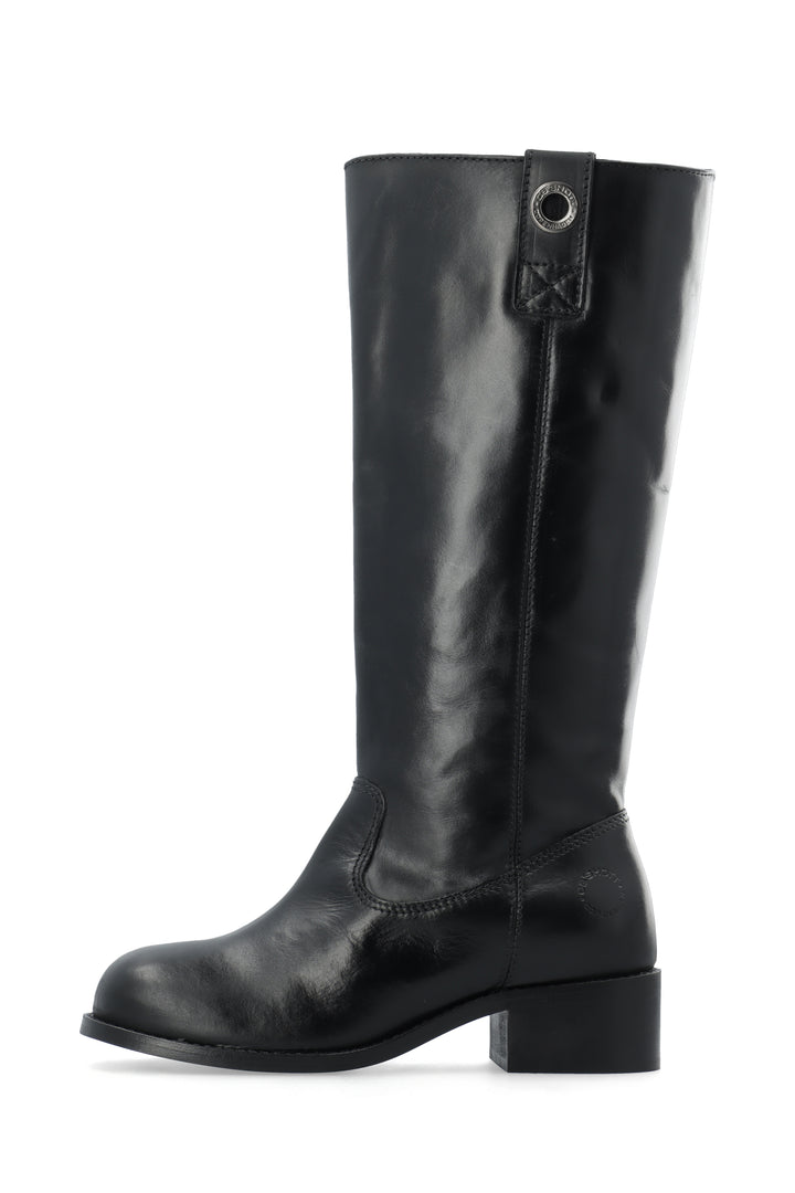 CASHOTT CASVILMA HIGH SHAFT BOOT *Zip Boot Black