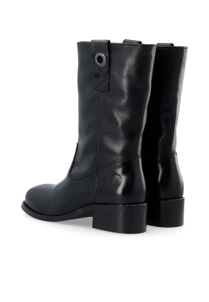 CASHOTT CASVILMA MID CUT BOOT Pull On Black/Black