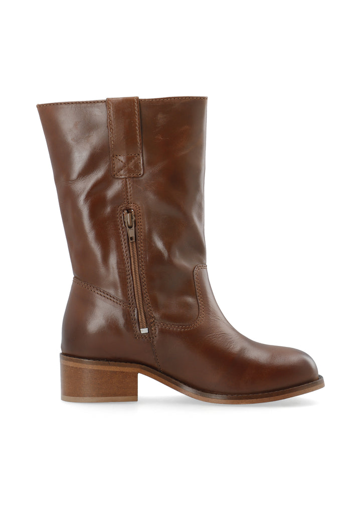 CASHOTT CASVILMA MID CUT BOOT *Pull On Cognac