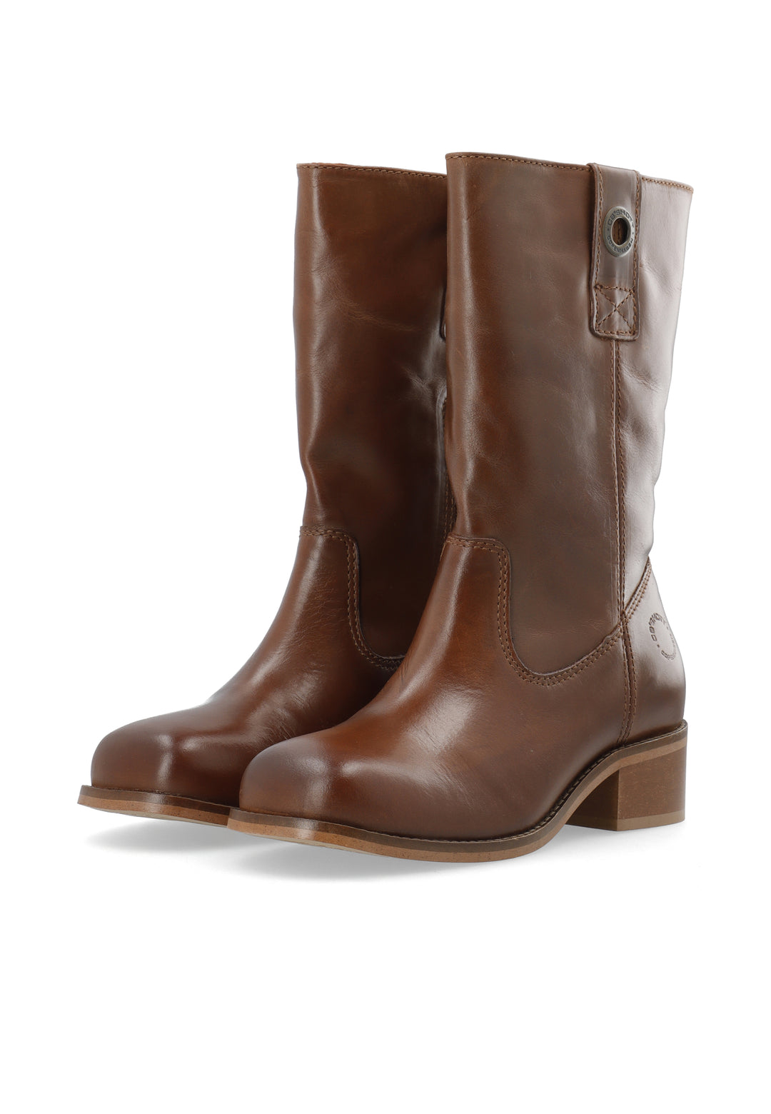 CASHOTT CASVILMA MID CUT BOOT *Pull On Cognac