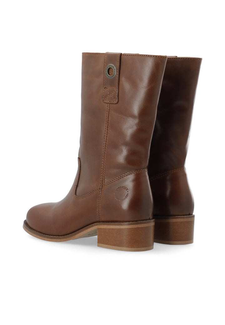 CASHOTT CASVILMA MID CUT BOOT *Pull On Cognac