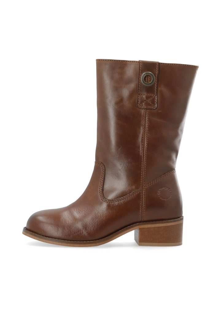 CASHOTT CASVILMA MID CUT BOOT *Pull On Cognac