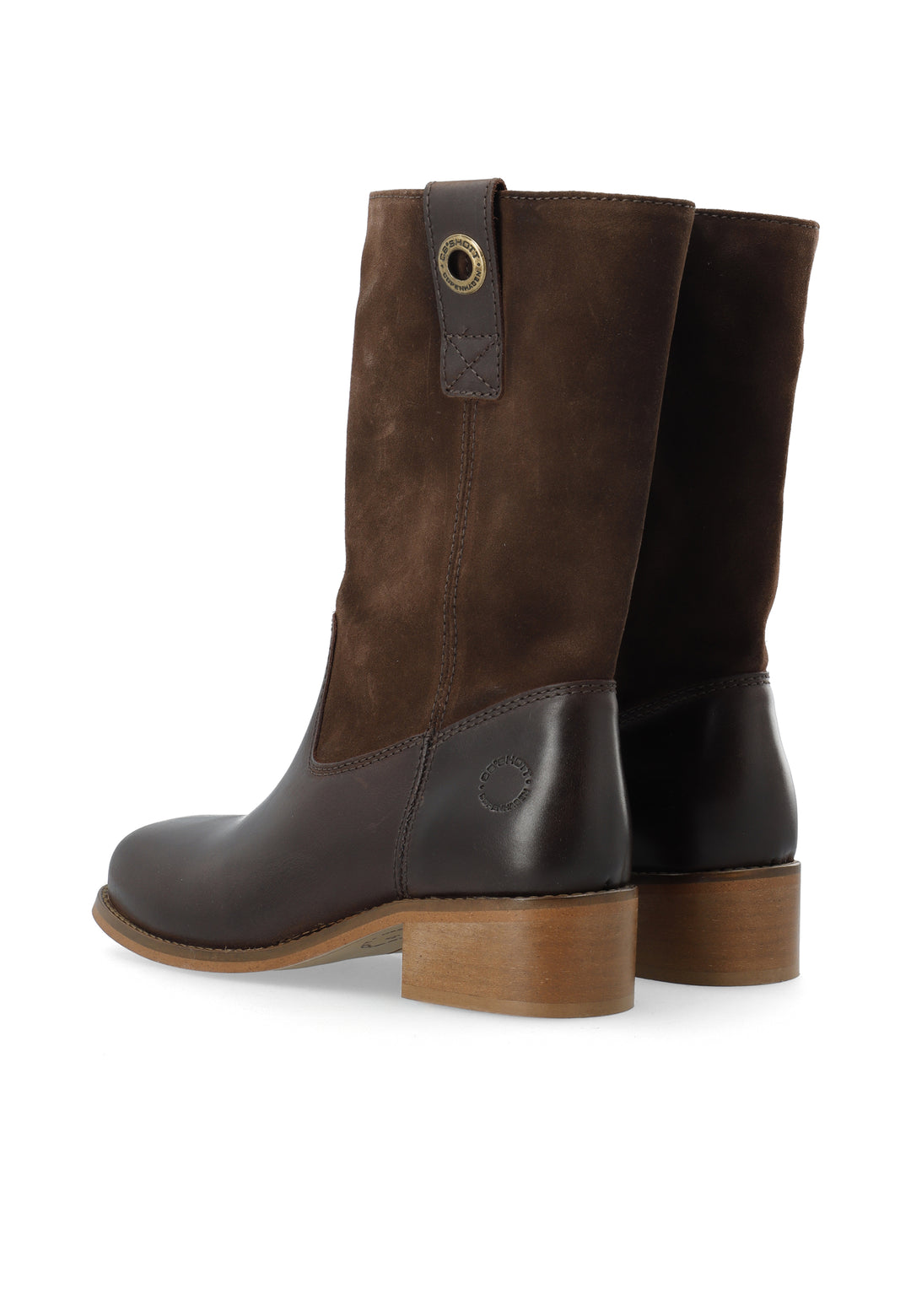 CASHOTT CASVILMA MID CUT MIX *Pull On Dark Brown