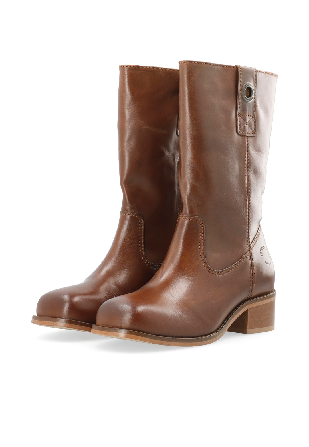 CASHOTT CASVILMA MID CUT STONE *Pull On Cognac