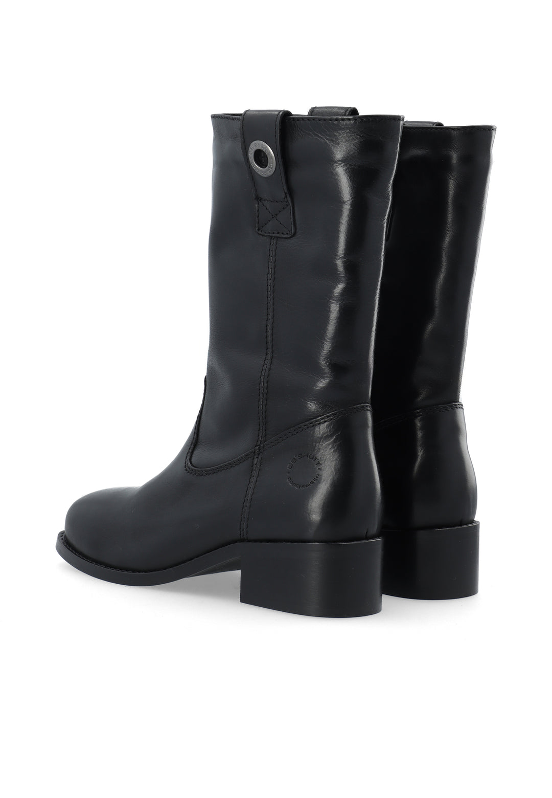 CASHOTT CASVILMA WARM LINED MID CUT BOOT Pull On Black/Black