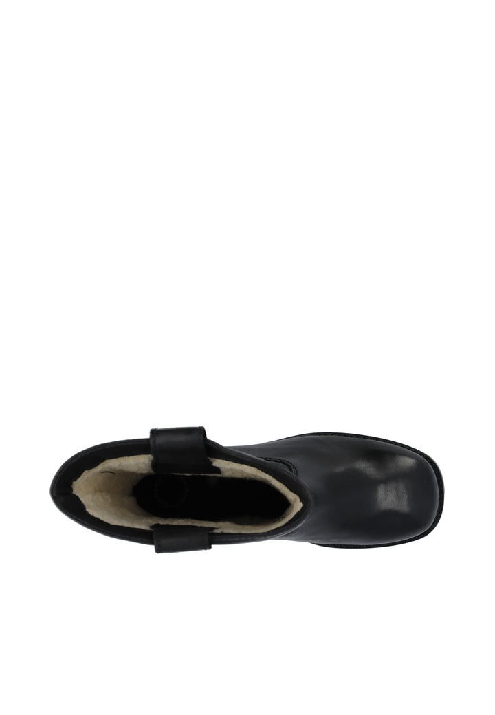 CASHOTT CASVILMA WARM LINED MID CUT BOOT Pull On Black/Black