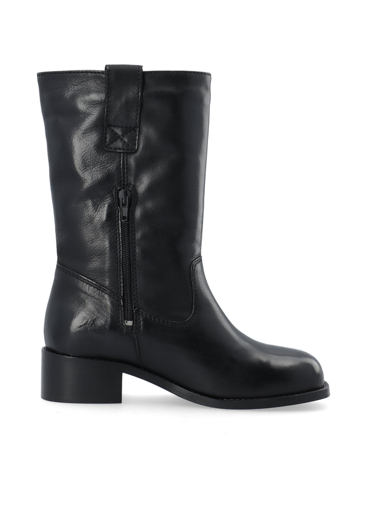 CASHOTT CASVILMA WARM LINED MID CUT BOOT Pull On Black/Black