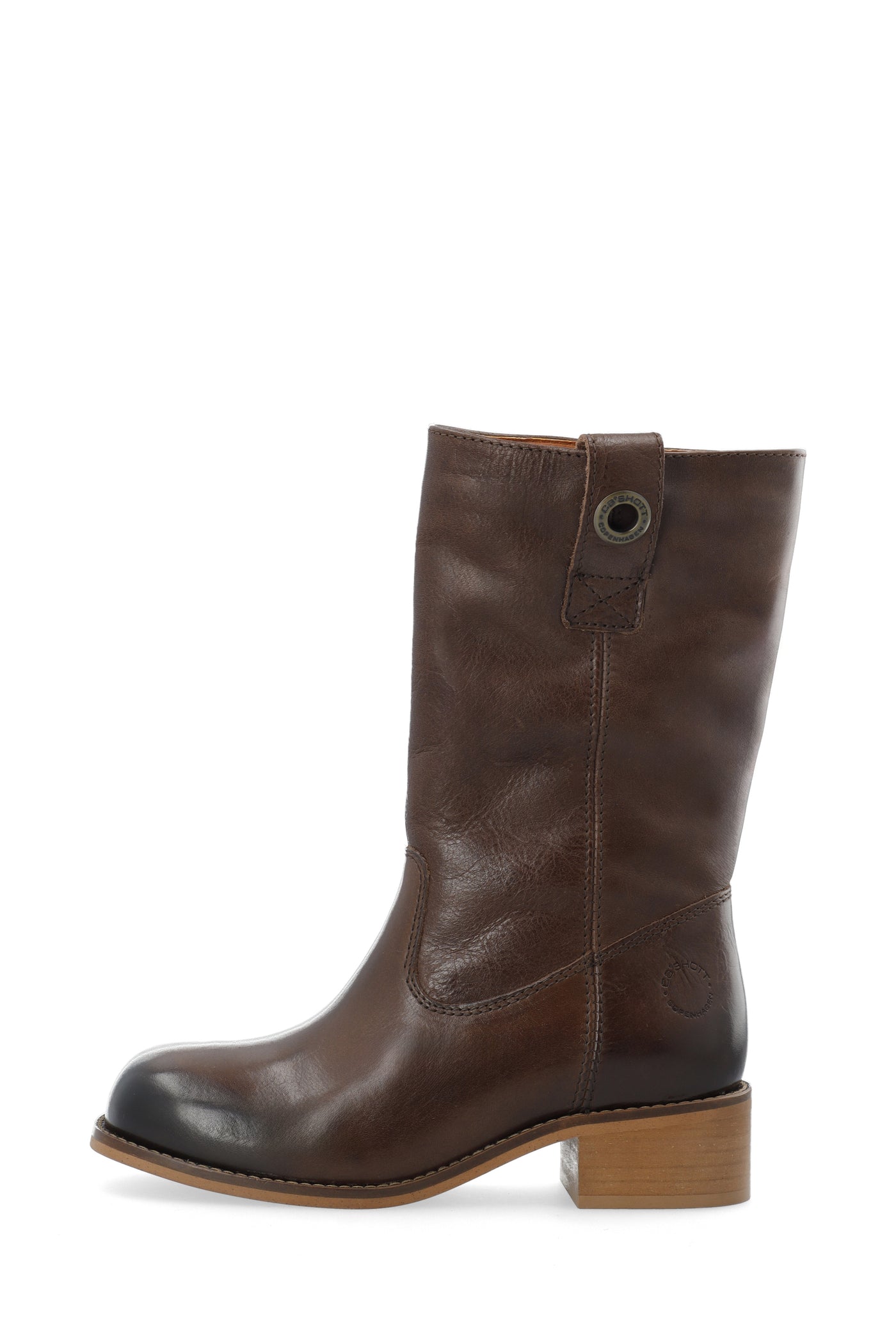 CASHOTT CASVILMA WARM LINED MID CUT BOOT Pull On Dark Brown