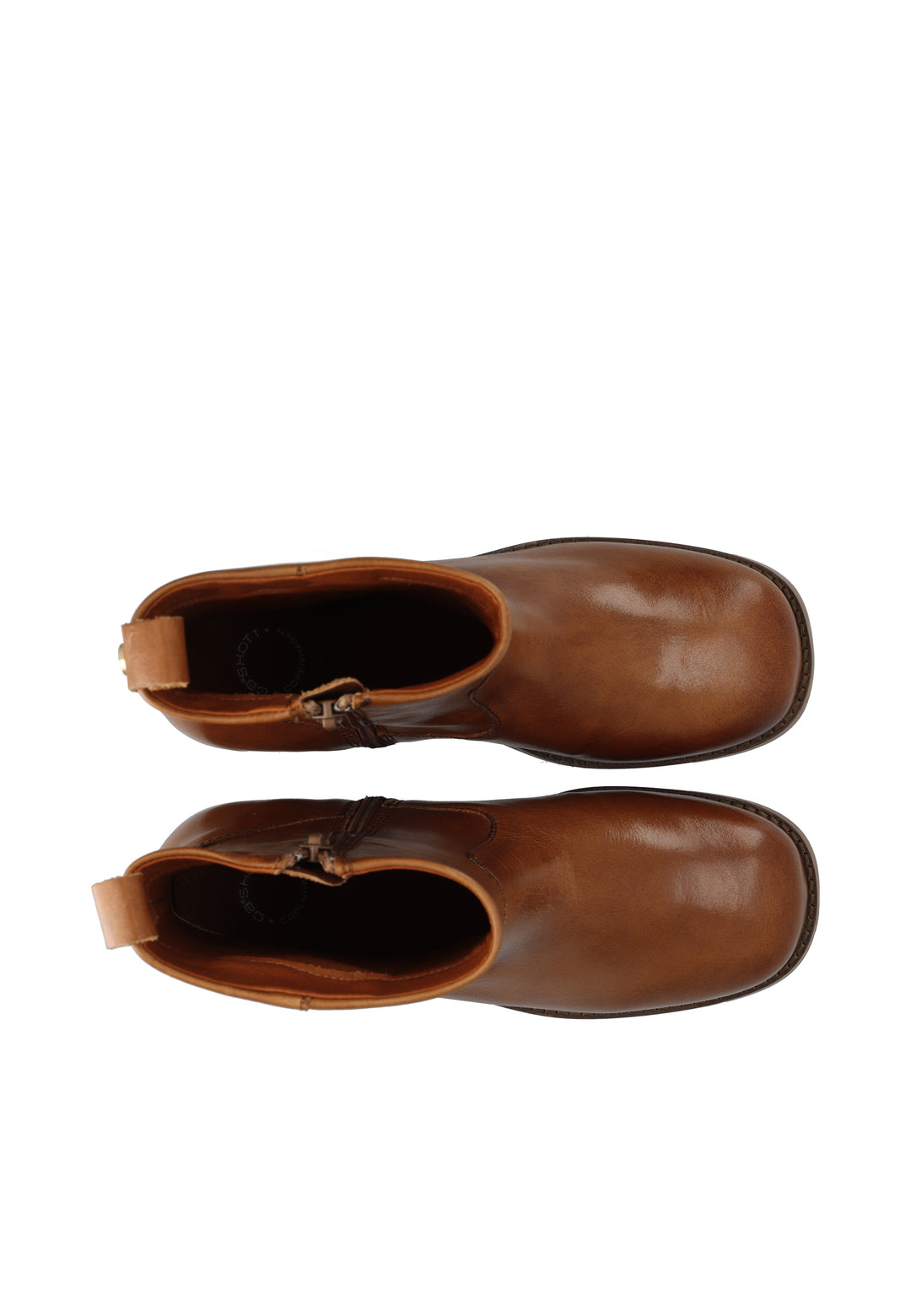 CASHOTT CASVILMA ZIP BOOT *Zip Boot Cognac