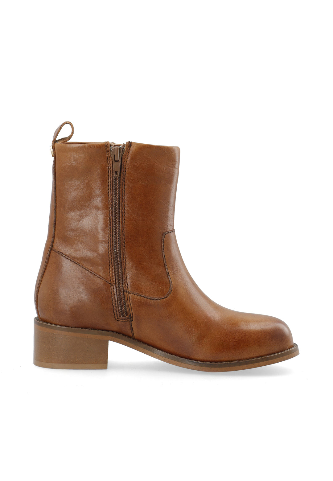 CASHOTT CASVILMA ZIP BOOT *Zip Boot Cognac