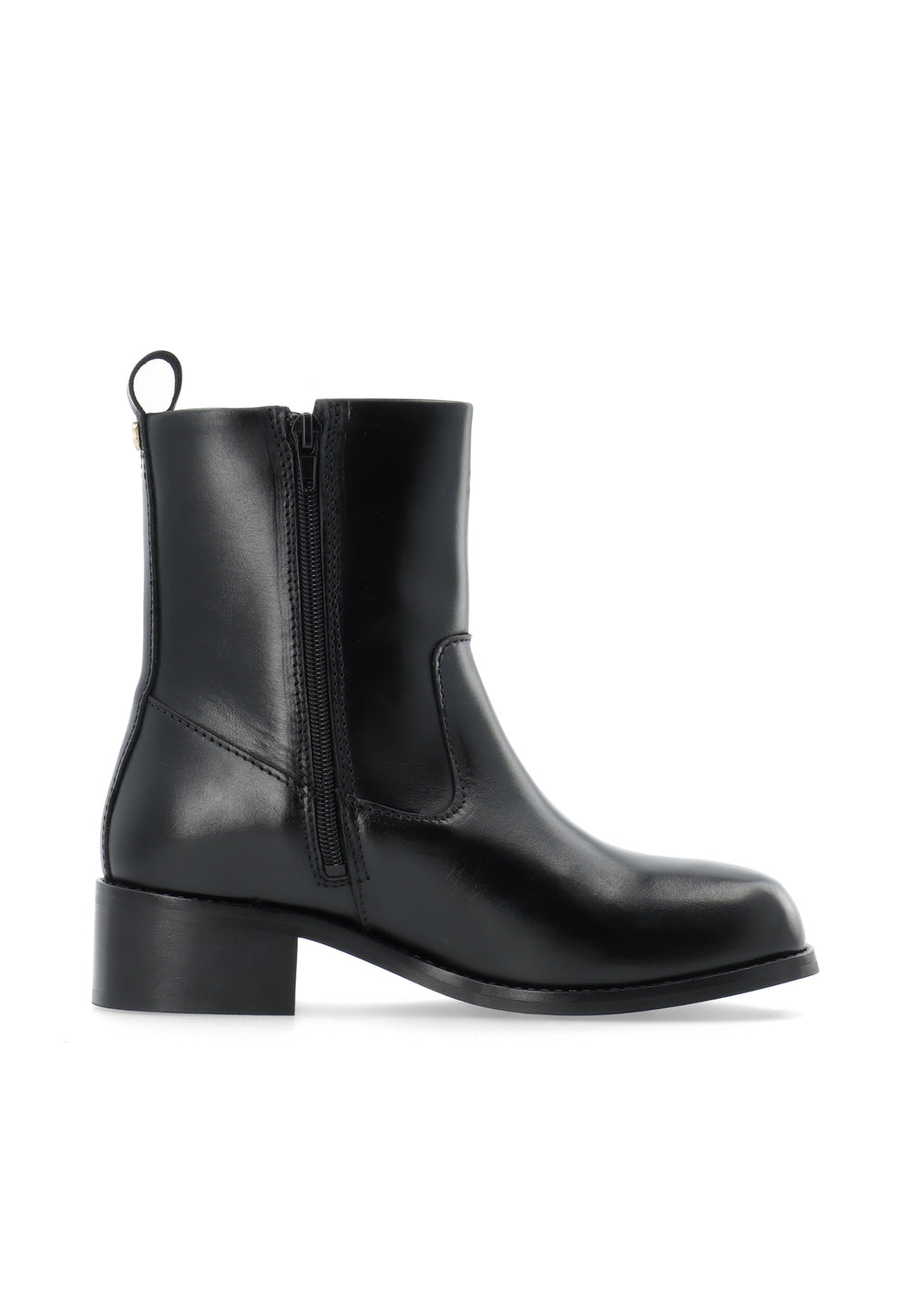 CASHOTT CASVILMA ZIP BOOT - Stone Leather *Zip Boot Black