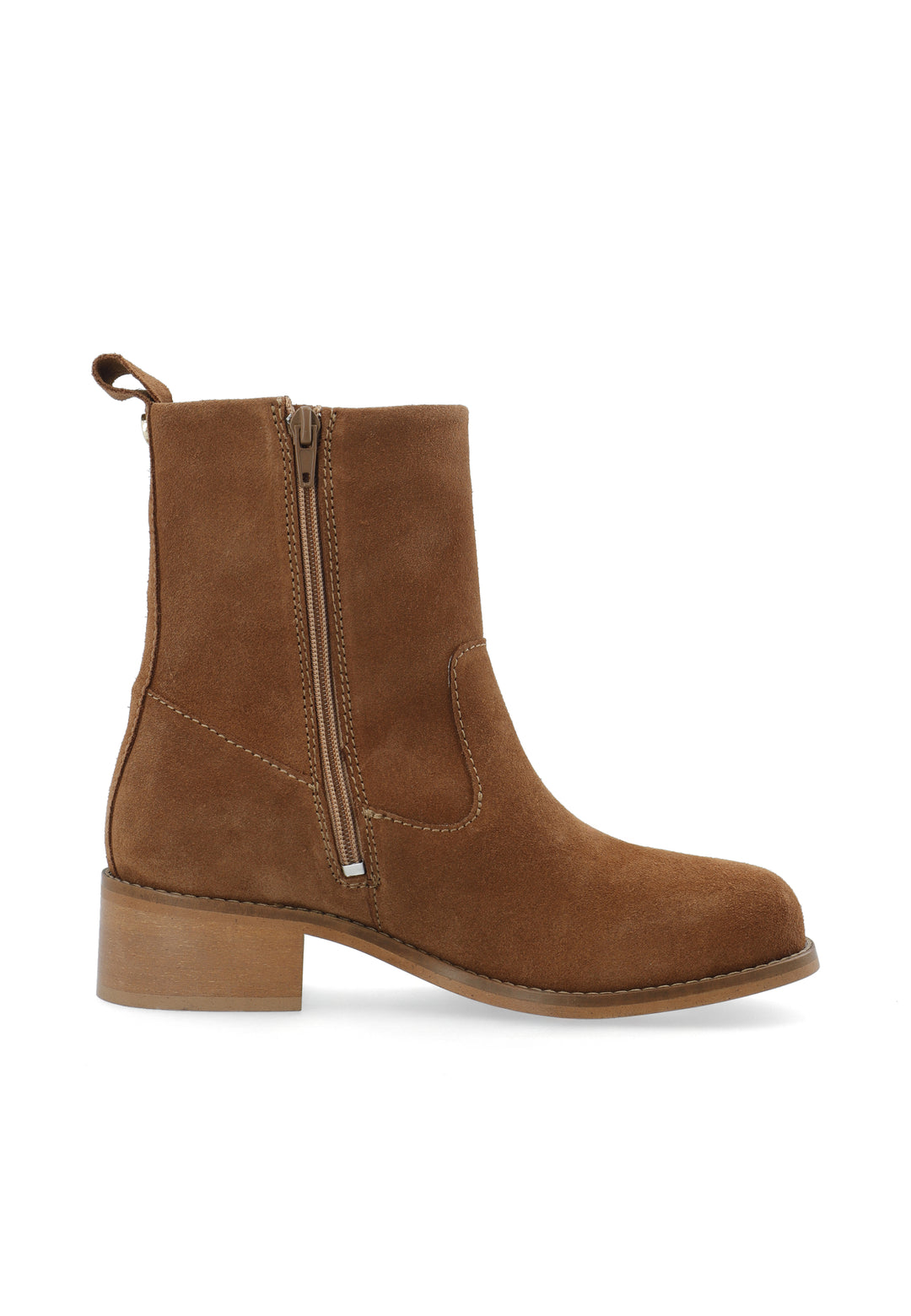 CASHOTT CASVILMA ZIP BOOT - Suede *Zip Boot Sand