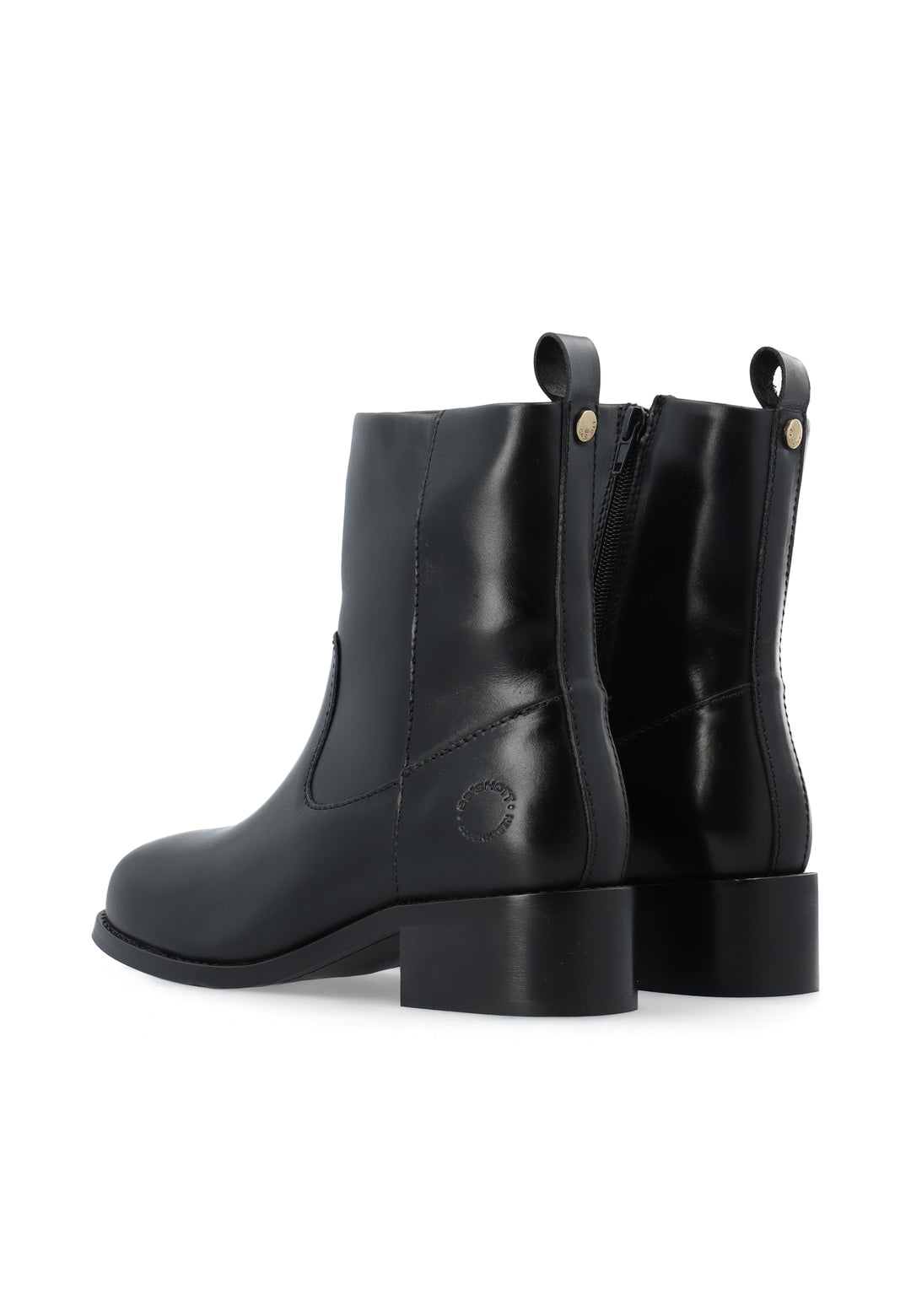 CASHOTT CASVILMA ZIP BOOT - Warm lining *Zip Boot Black/Black